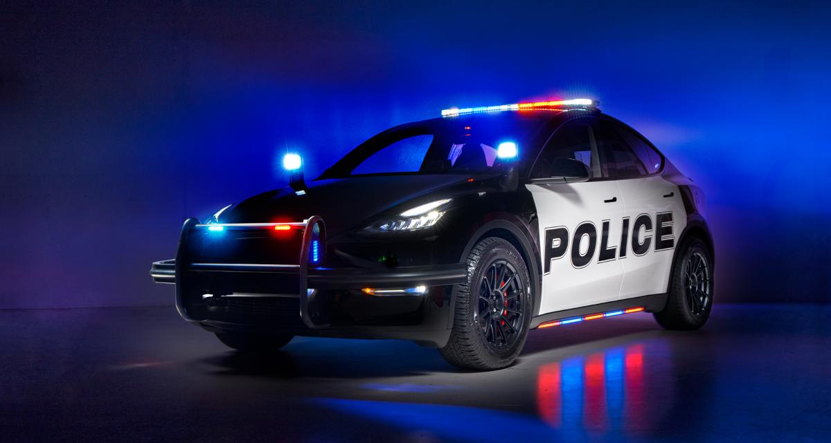 Aux États-Unis, le Tesla Model Y devient une voiture de police