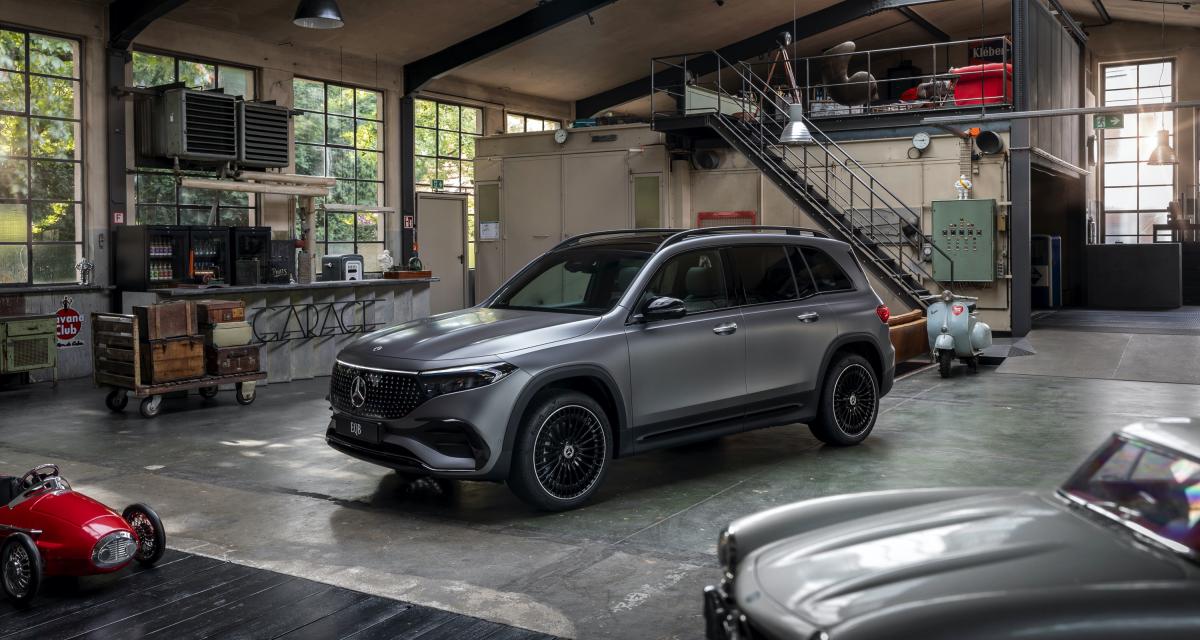 Mercedes-Benz EQB restylé (2023) : le SUV familial électrique s'offre un lifting discret