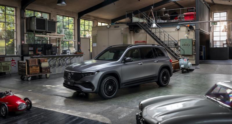 Mercedes-Benz EQB restylé (2023) : le SUV familial électrique s’offre un lifting discret