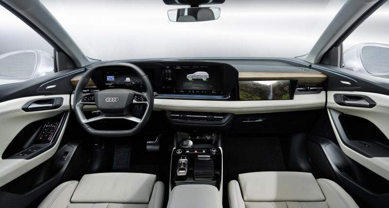 L’Audi Q6 e-tron montre son intérieur high-tech, on vous fait monter à bord du SUV - Audi Q6 e-tron