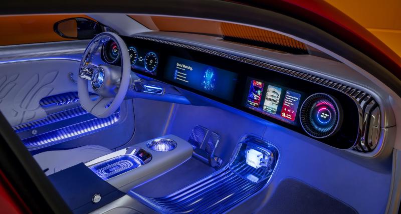 Mercedes-Benz Concept CLA (2023) : très efficiente, la berline électrique offre un aperçu du futur - Mercedes-Benz Concept CLA (2023)
