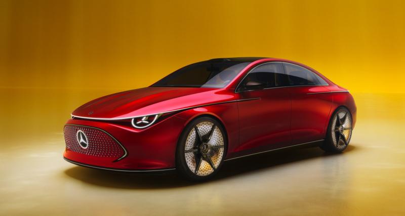 Mercedes-Benz Concept CLA (2023) : très efficiente, la berline électrique offre un aperçu du futur