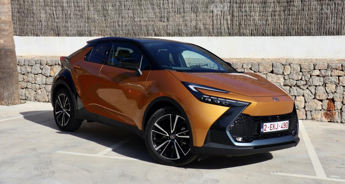 Toyota C-HR (2024) : les images du nouveau SUV hybride compact à l'essai
