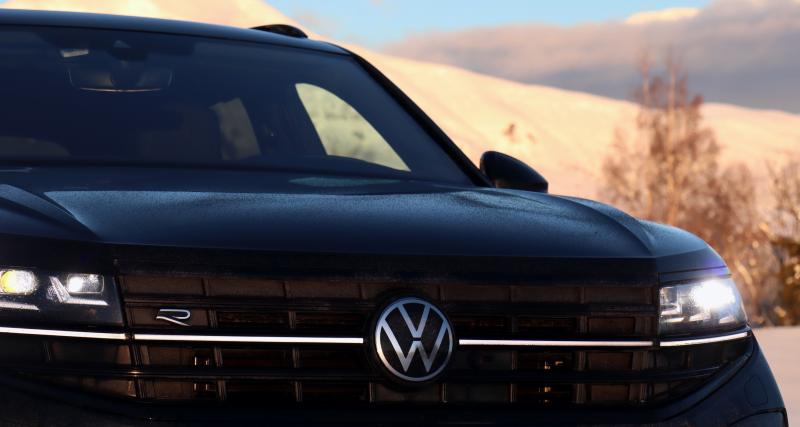 Essai Volkswagen Touareg restylé (2023) : plus reconnaissable une fois sale - L’éclairage intelligent et repérable