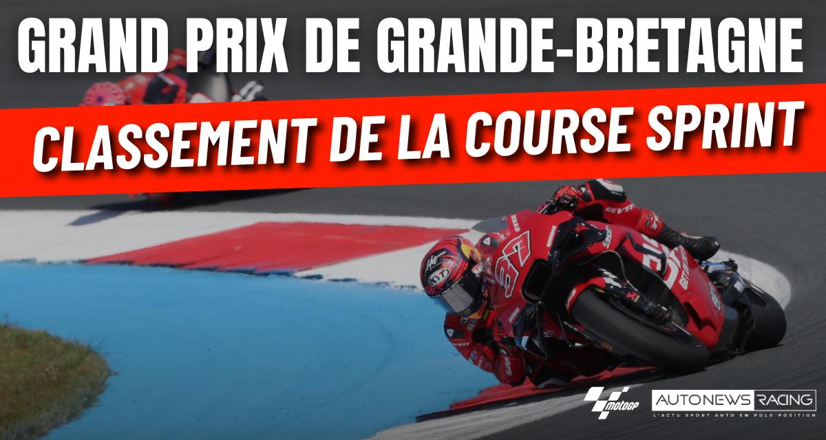 GP de Grande-Bretagne de MotoGP - Première pour Alex Marquez, Zarco au pied du podium, le classement de la course sprint