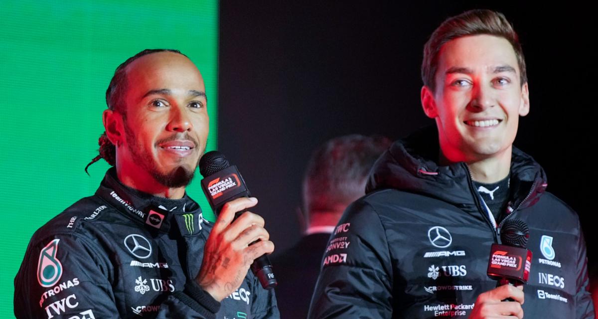 Lewis Hamilton et George Russell visent une victoire pour Mercedes cette saison