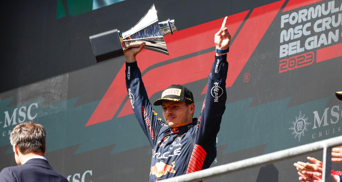 Max Verstappen en est déjà à 10 victoires cette saison.