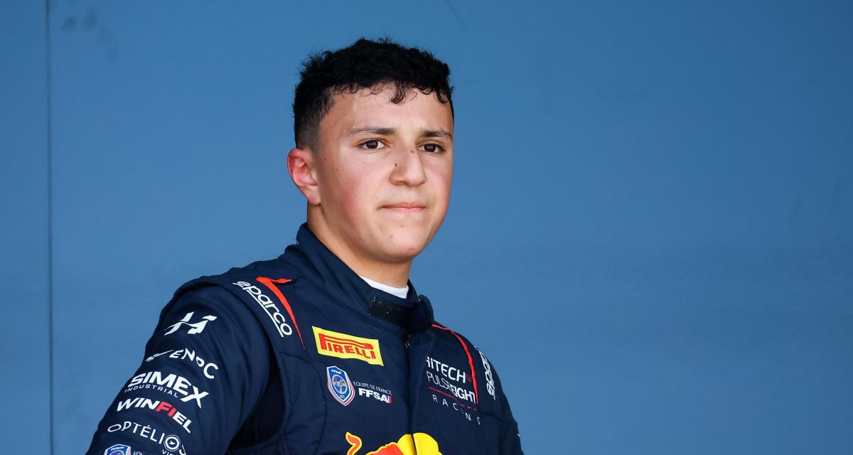 Isack Hadjar pilotera une Red Bull lors des essais libres du GP d'Abu Dhabi