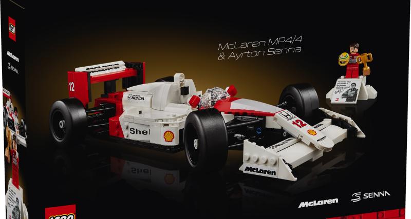 La McLaren d’Ayrton Senna de 1988 disponible en Lego, 693 pièces à assembler pour reconstituer une F1 de légende - Ayrton Senna au volant de sa McLaren MP4/4