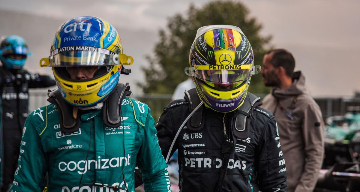 Fernando Alonso et Lewis Hamilton en test à Jerez pour Pirelli