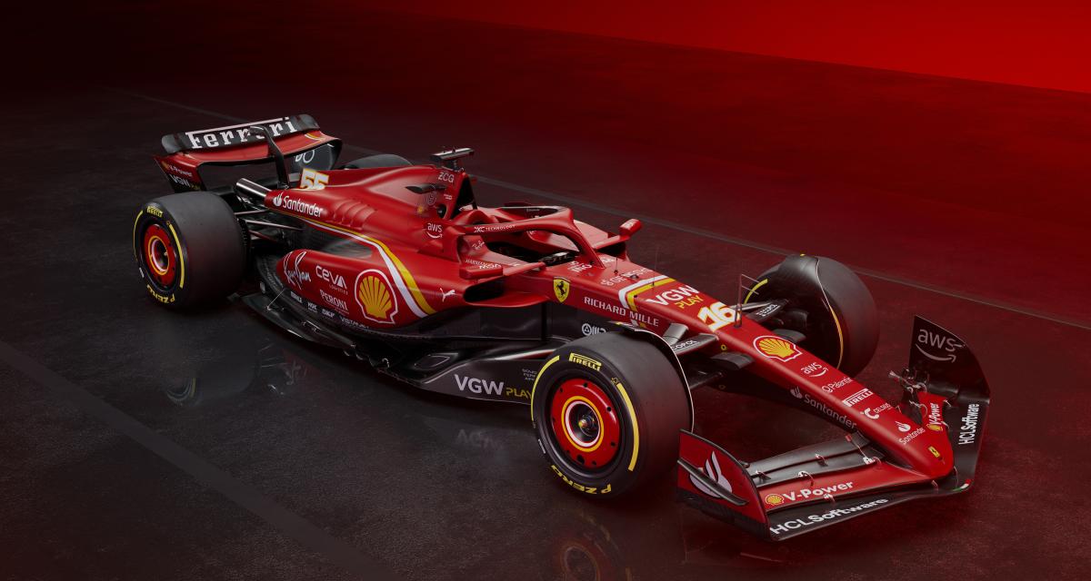 La Scuderia Ferrari dévoile sa F1 pour 2024, découvrez les photos officielles de la SF-24