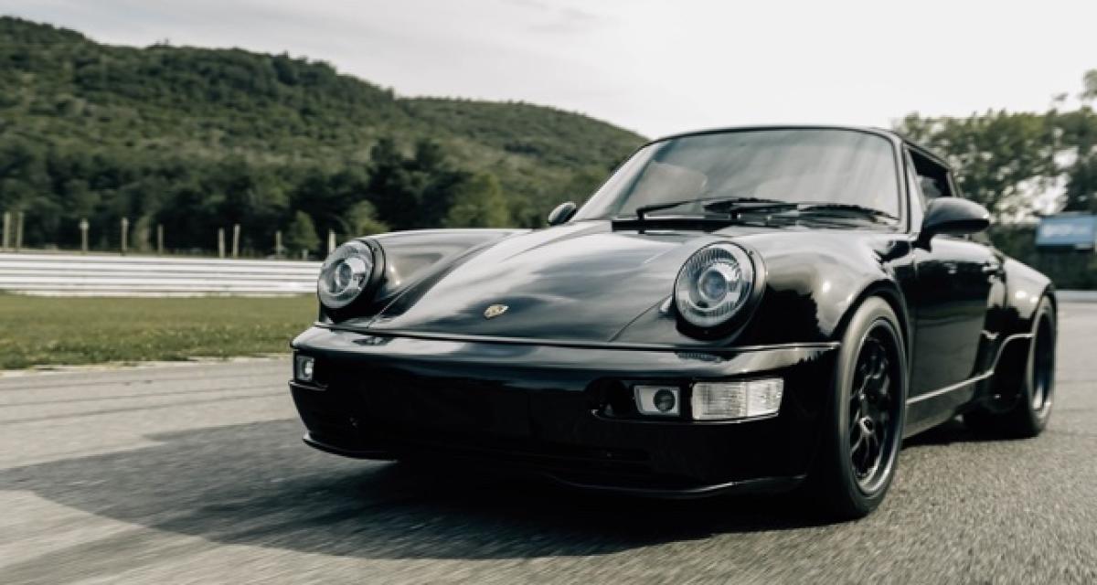 Cette Porsche 911 de la génération 964 est entièrement électrique.