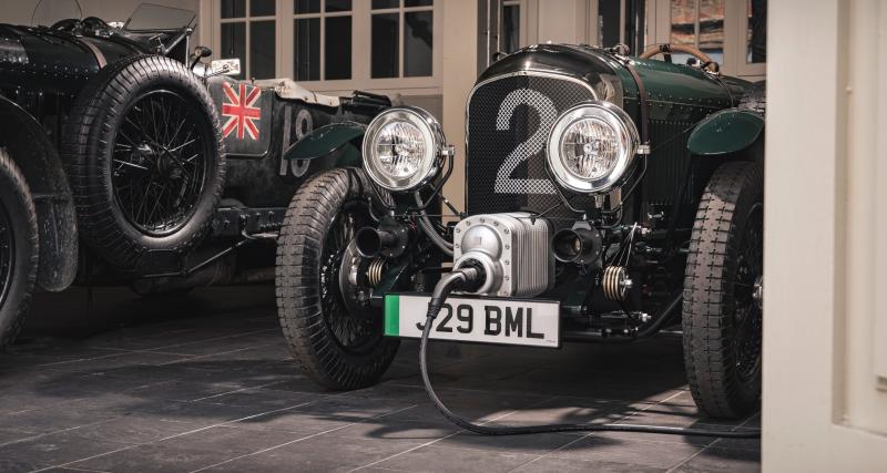 La célèbre Bentley 4 1/2 Litre devient électrique dans cette version moderne - La Bentley 4 1/2 Litre devient électrique avec cette reproduction signée The Little Car Company.