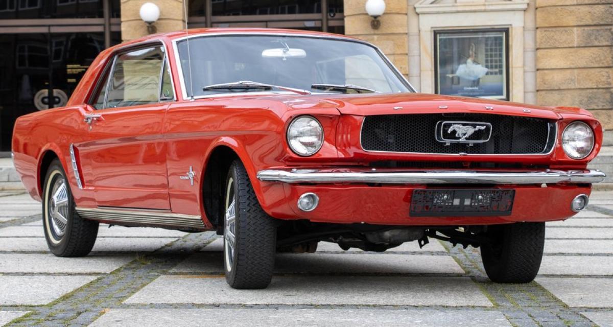 Cette Ford Mustang de 1965 est à vendre, elle a appartenu à Sylvester Stallone