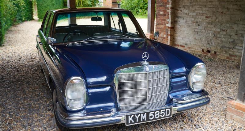 Très bien conservée, cette Mercedes-Benz 250S d’un ancien Rolling Stone est à vendre
