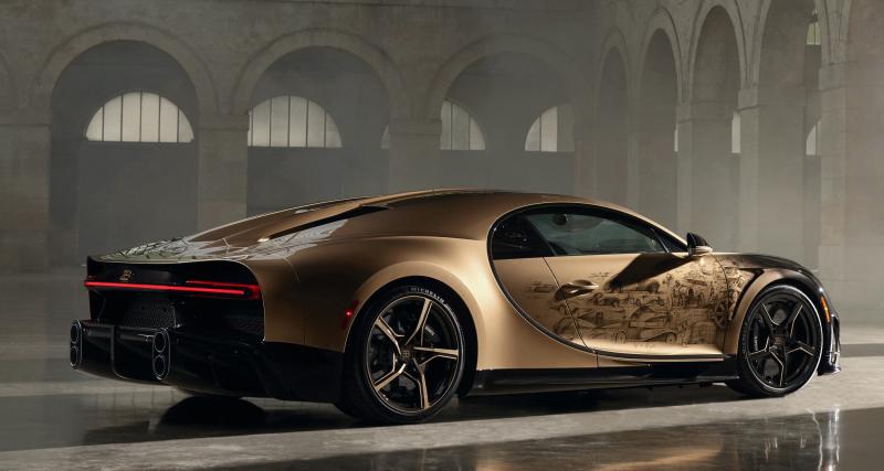 Bugatti Chiron Super Sport Golden Era (2023) : personnalisée sur mesure, elle retrace l’histoire de Bugatti - Bugatti Chiron Super Sport Golden Era (2023)