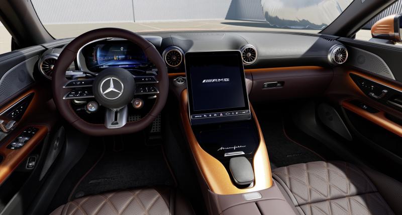 La Mercedes-AMG SL 63 s’offre une livrée californienne lors du concours d’élégance de Pebble Beach - Mercedes-AMG SL 63 Manufaktur Big Sur (2023)