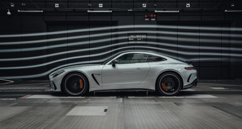 Mercedes-AMG GT Coupé (2023) : la seconde génération s’alourdit, mais elle conserve son V8 - Aérodynamisme maximal pour la sportive
