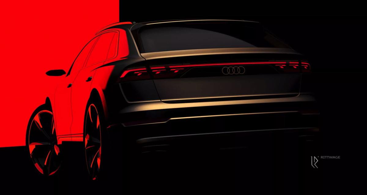 1er aperçu du futur Audi Q8