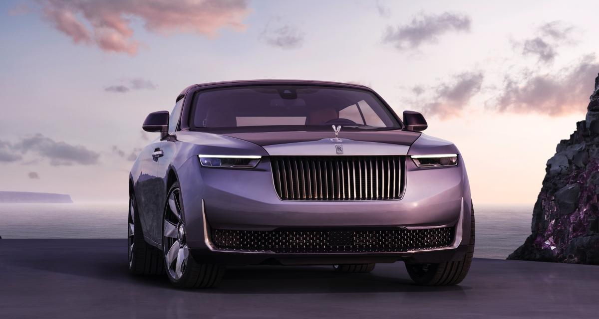 Rolls-Royce Amethyst Droptail (2023) : extrêmement luxueux, ce nouveau coupé-cabriolet en met plein la vue