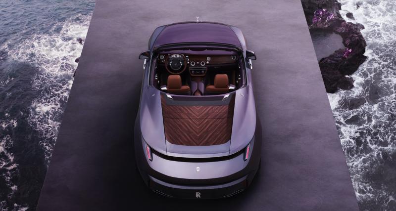 Rolls-Royce Amethyst Droptail (2023) : extrêmement luxueux, ce nouveau coupé-cabriolet en met plein la vue - Rolls-Royce Amethyst Droptail (2023)