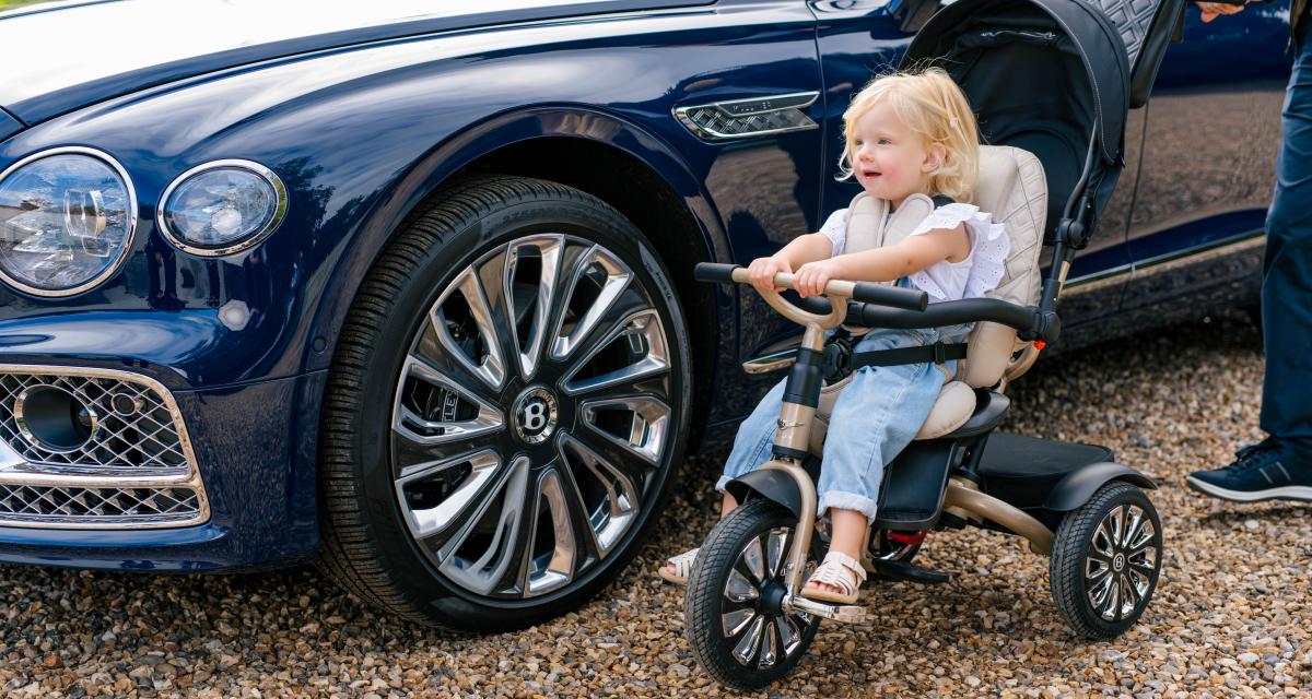 Bentley dévoile un nouveau modèle, c'est un tricycle pour les jeunes enfants