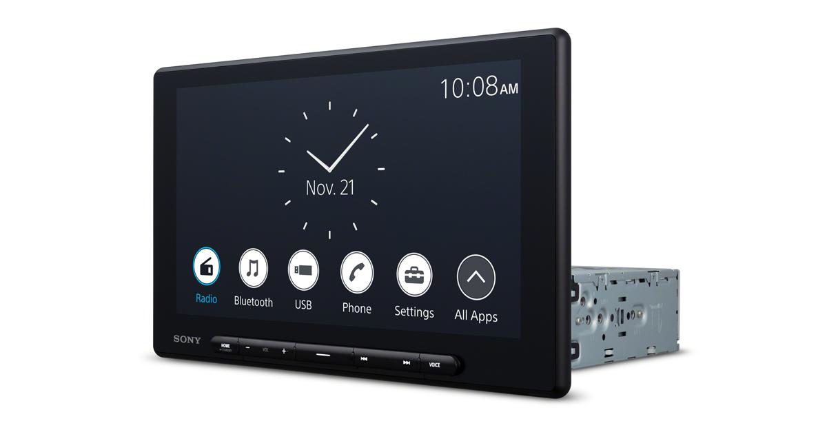 Sony présente un nouvel autoradio avec connectivité Smartphone et grand écran