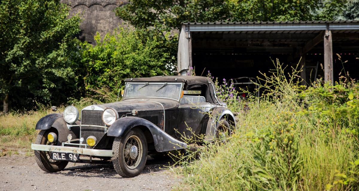 Une Mercedes vendue 320 000¬ aux enchères : un trésor à restaurer après 60 ans d'abandon