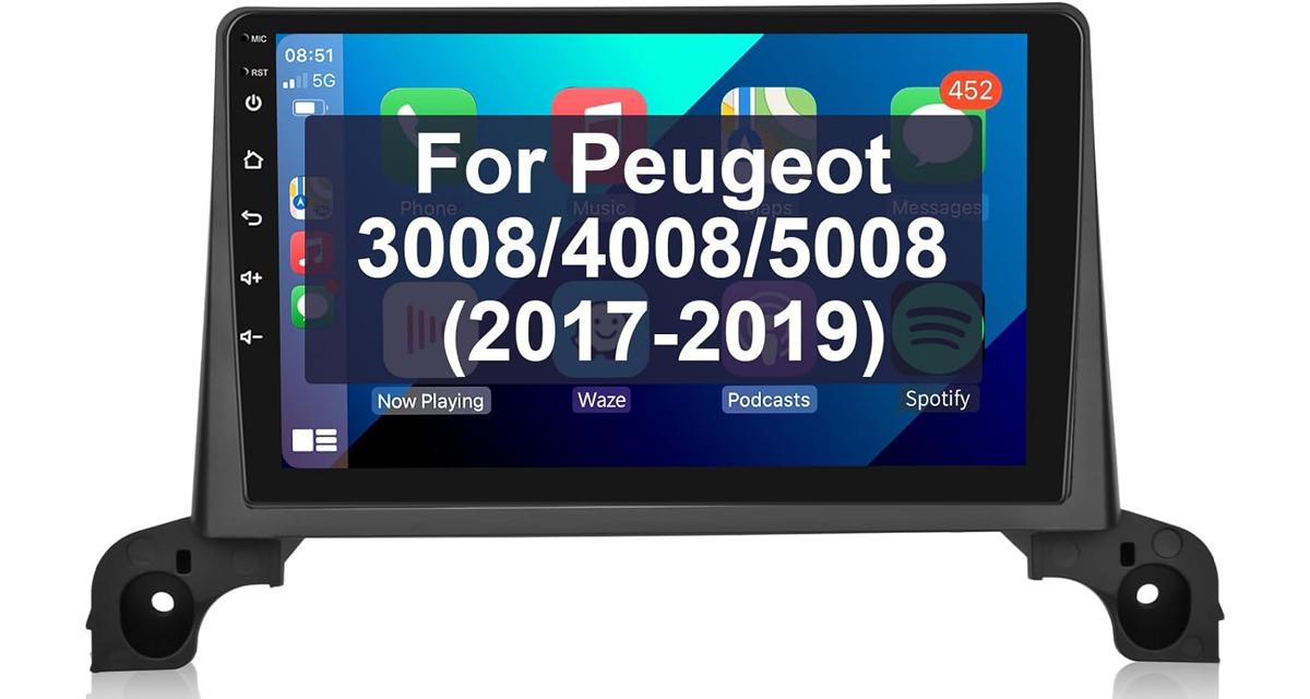Podofo présente un autoradio CarPlay pour les Peugeot 3008 et 5008