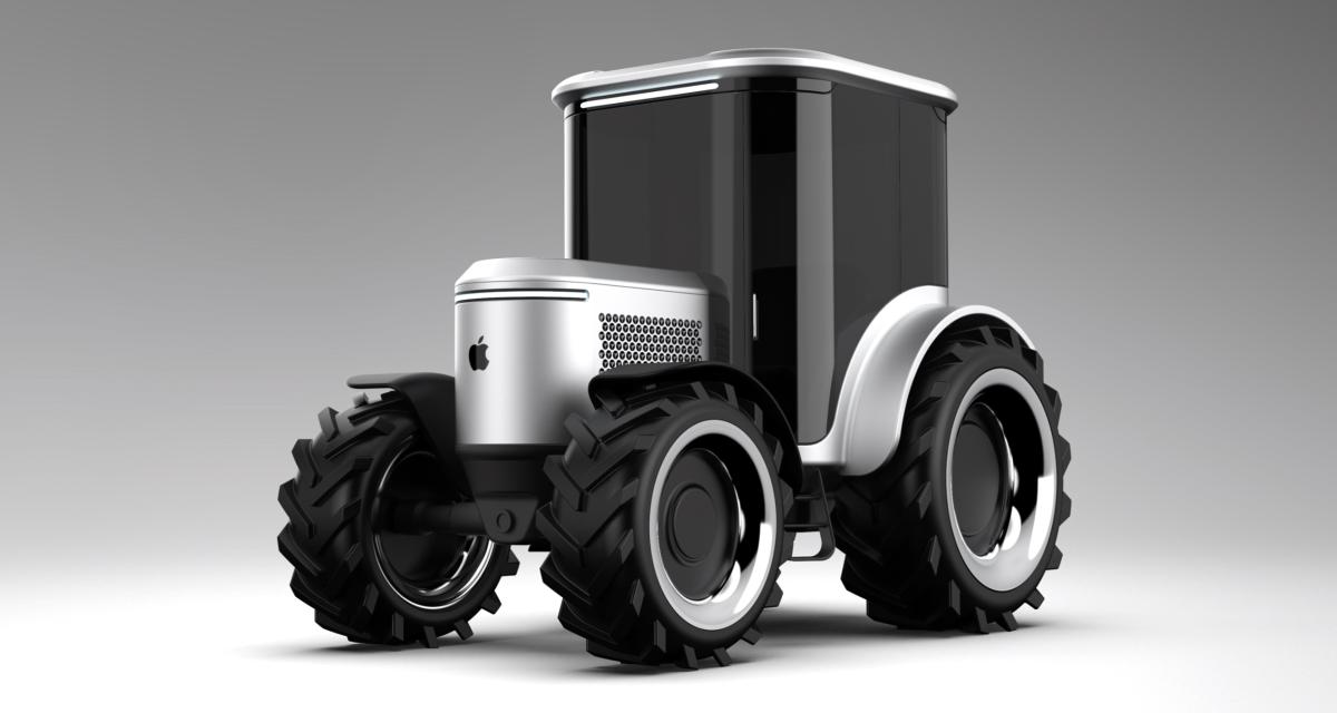 Apple Tractor Pro, ce designer s’inspire du Mac Pro pour imaginer un tracteur autonome