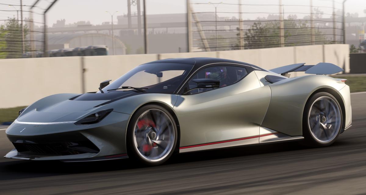 La Pininfarina Battista modélisée dans Forza Motorsport