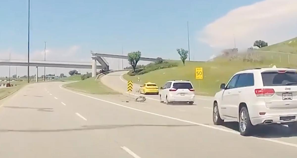 VIDEO - Ces automobilistes ont une façon bien à eux de quitter l'autoroute