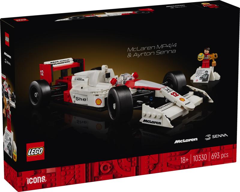 - Ayrton Senna | Sa F1 McLaren de 1988 disponible en Lego