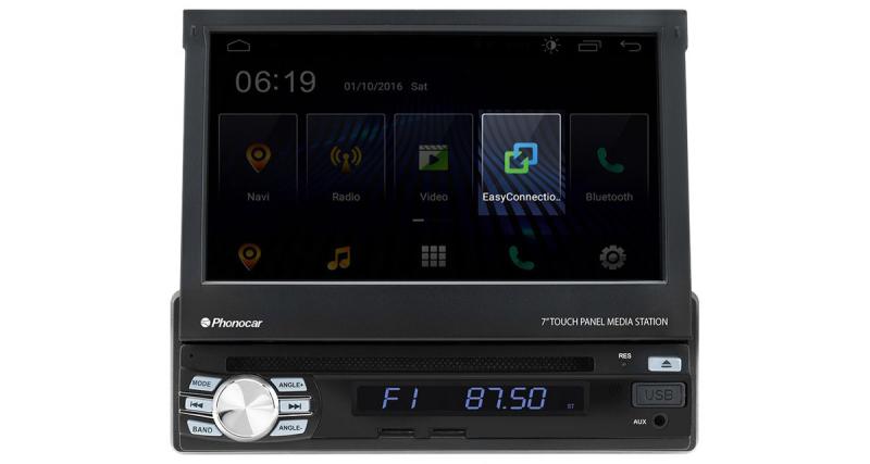  - Phonocar commercialise un autoradio 1 DIN fonctionnant sous Android