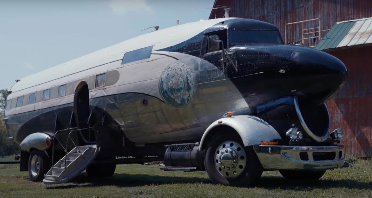 Un avion des années 40 transformé en camping-car ? Le projet fou de cet ancien militaire américain