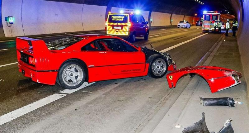 Salon de Genève 2019 - Son patron lui fait confiance pour transporter une Ferrari F40 à un événement, le jeune employé se crash pendant le trajet