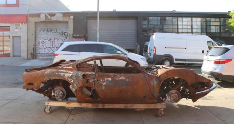 Salon de Los Angeles 2019 - Cette carcasse de Ferrari est à vendre pour une fortune, il s’agit d’un modèle emblématique