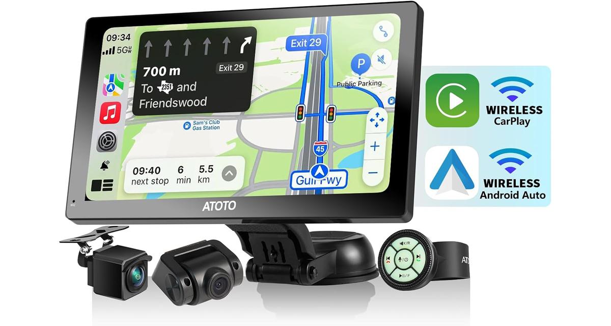 Atoto présente un écran universel avec CarPlay et Android Auto