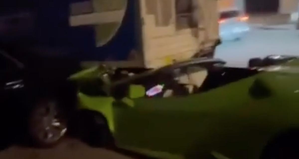 VIDEO - Faire le malin en Lamborghini, ce n'est pas donné à tout le monde, la preuve