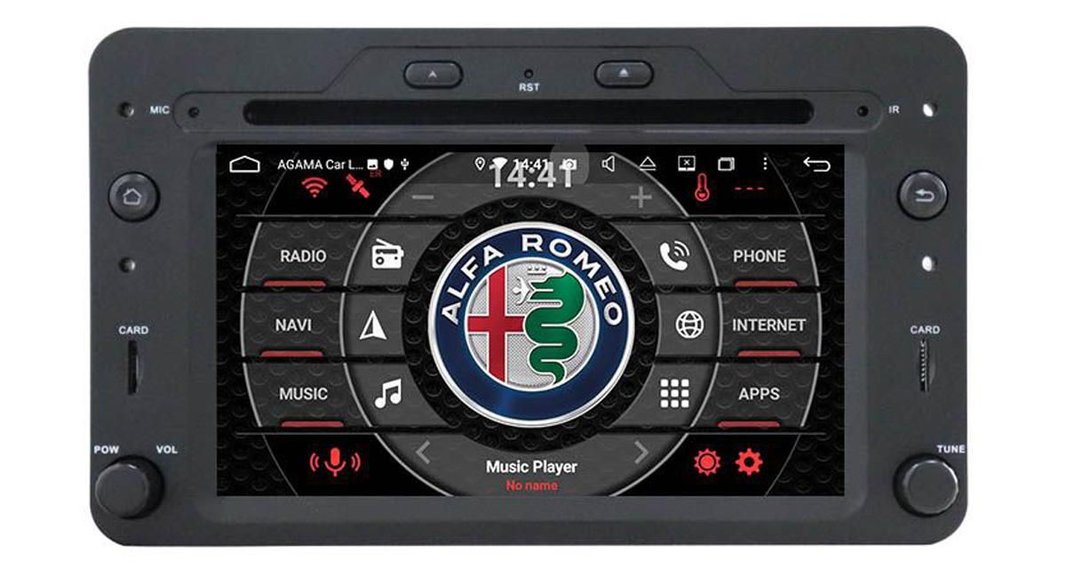 Un autoradio Android avec CarPlay pour l'Afla Romeo 159 chez Belsee