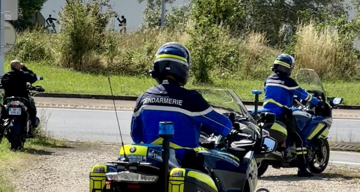 Le joli tir groupé des gendarmes, trois automobilistes pris pied au plancher