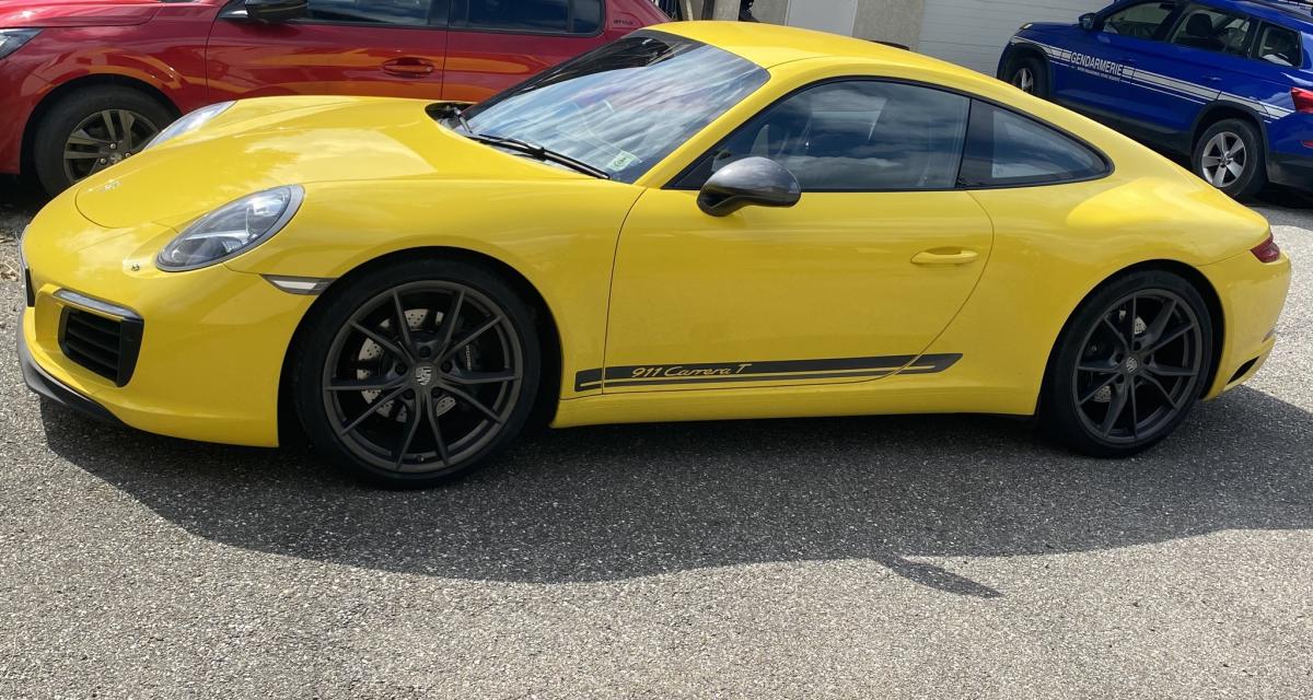 Le pilote anglais flashé à 149 km/h au volant de sa Porsche 911 Carrera T