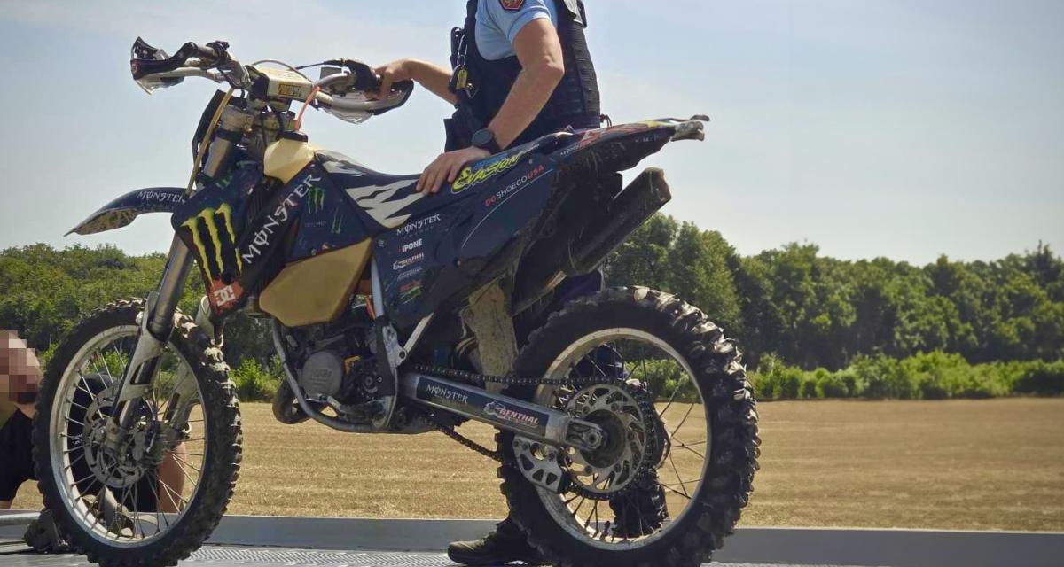 Les gendarmes transforment une balade à motocross en randonnée pédestre