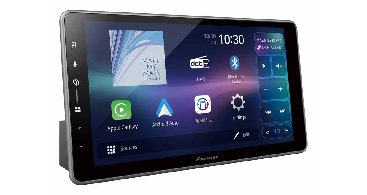 Pioneer présente un nouvel autoradio spécial Smartphone avec grand écran