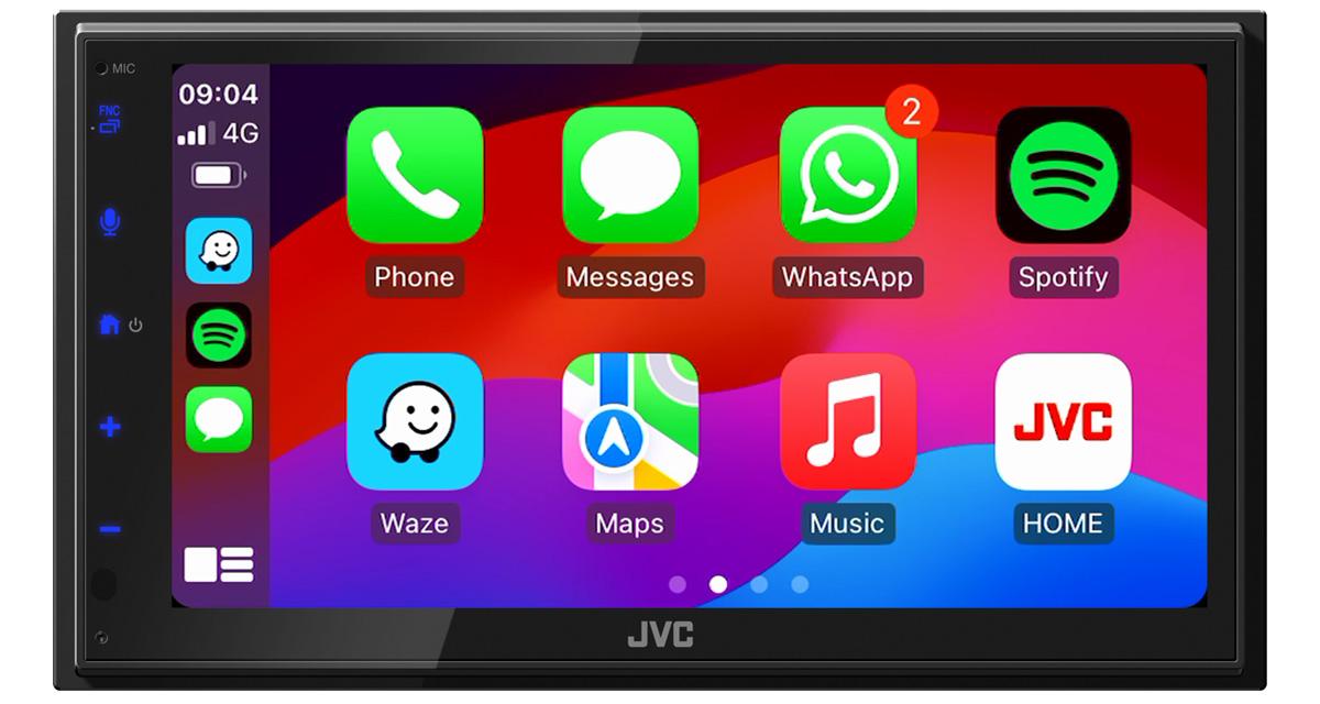 JVC dévoile un nouvel autoradio CarPlay à prix attractif