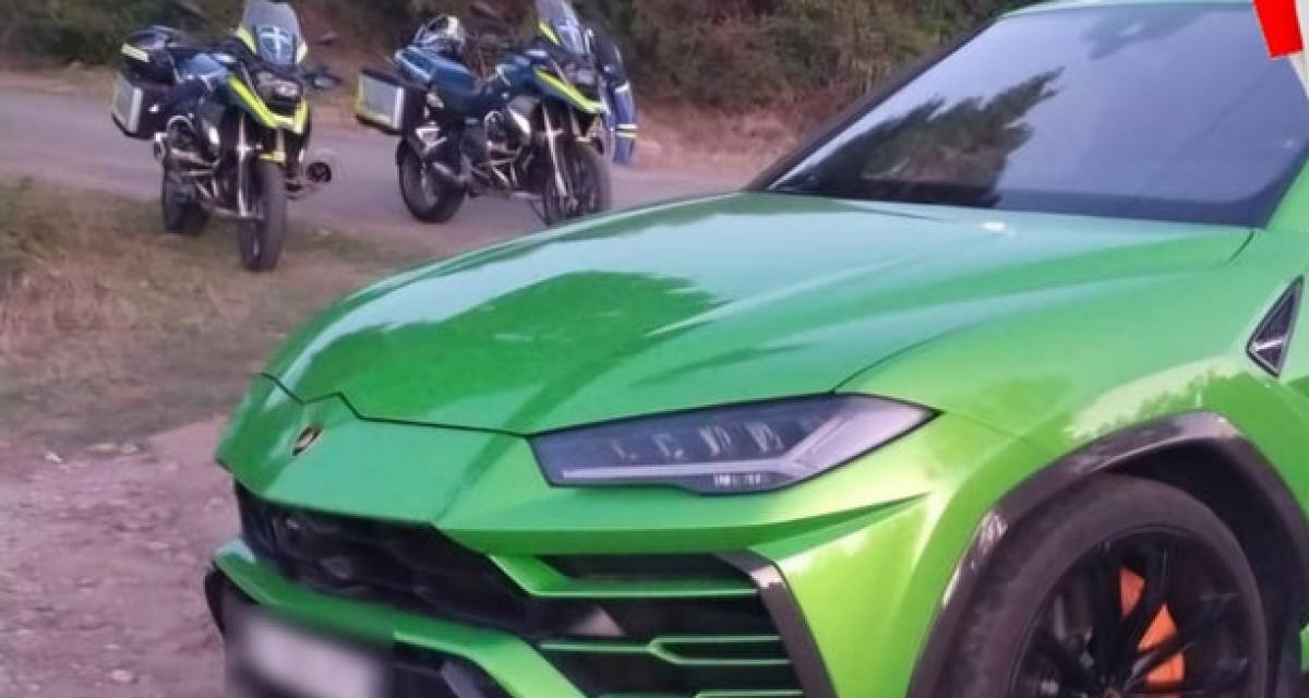 Il monte à 173 km/h avec son Lamborghini Urus sur les routes de Corse, mais repart à pied