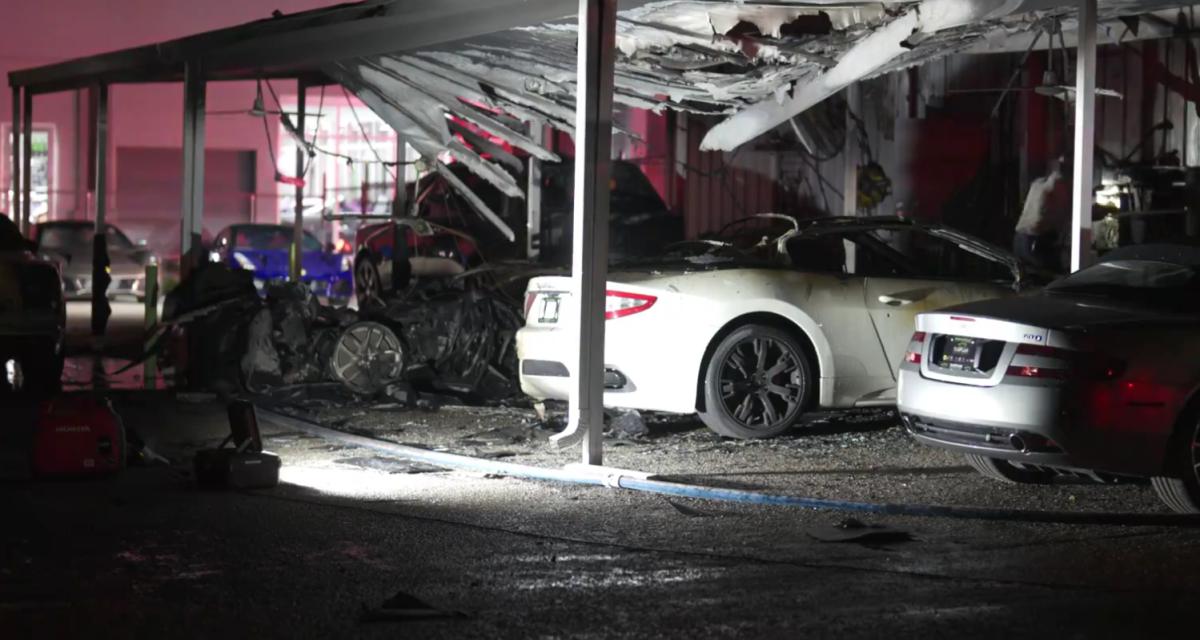 McLaren, Maserati... Des voitures de luxe détruites dans un incendie en Floride