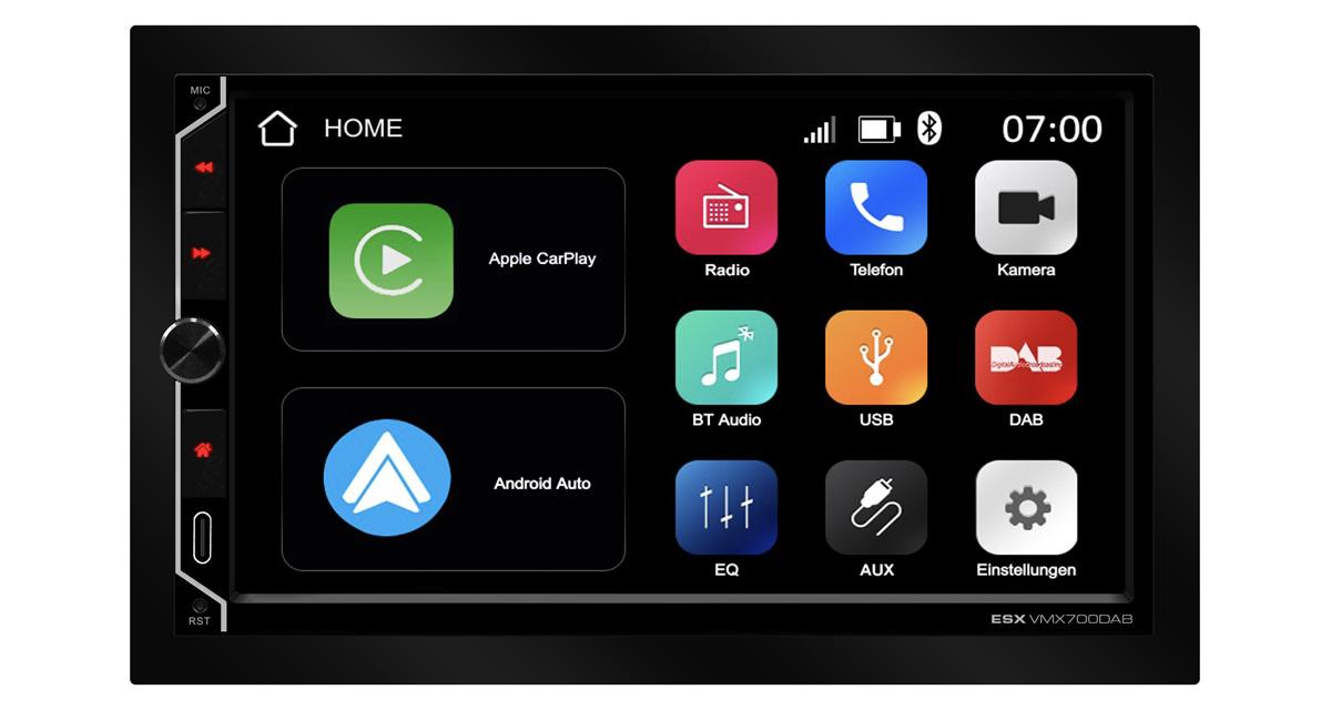 ESX commercialise un autoradio CarPlay et Android Auto à prix attractif