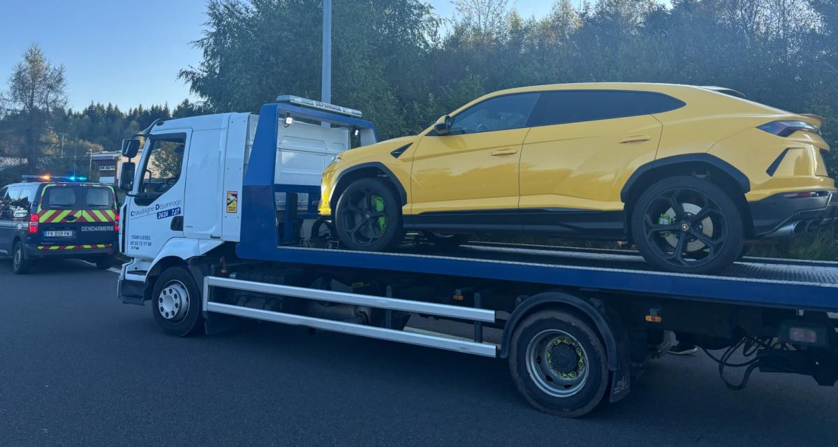 Regarder la vidéo Le jaune de son Lamborghini Urus ne lui évite pas le flash des gendarmes à 190 km/h