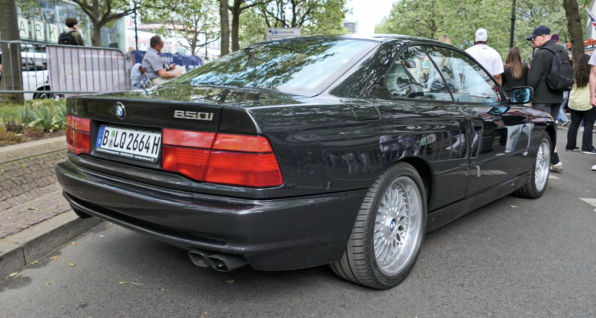 Un élan détruit des BMW dans un garage automobile